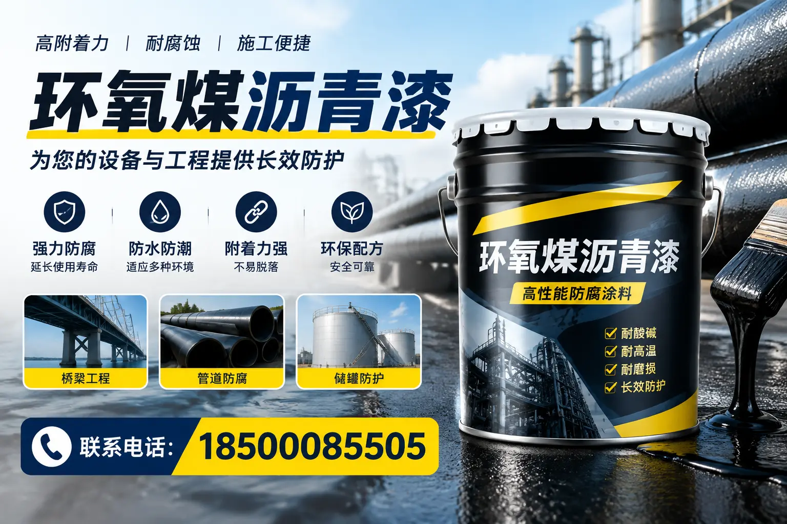 环氧煤沥青漆与其他涂料的对比分析，助力白山企业决策